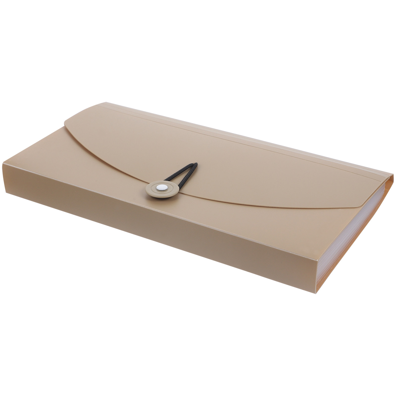 Expandable Accordion File Folder 13 Pockets - 13ポケット拡張式ファイルフォルダー。防水PP素材を使用し、持ち運び可能。オフィスや学習での書類整理に最適。