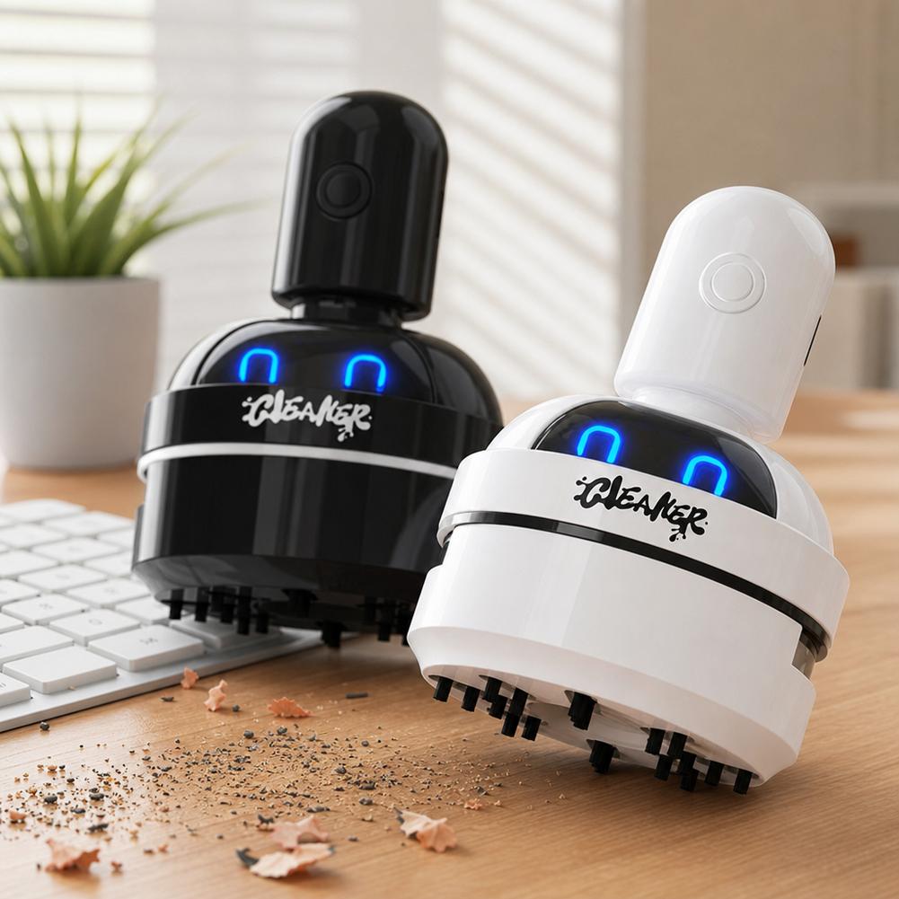 Mini Desktop Vacuum Cleaner For Eraser Dust - 卓上用クリーナー、小型ポータブル車載用掃除機。消しゴムや鉛筆の削りくず、ホコリの除去に。キーボードの清掃にも。