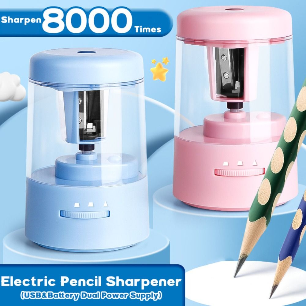 3 ギア調整可能な電動鉛筆削り USB & バッテリー デュ - Electric Pencil Sharpener Usb のレビューと価格