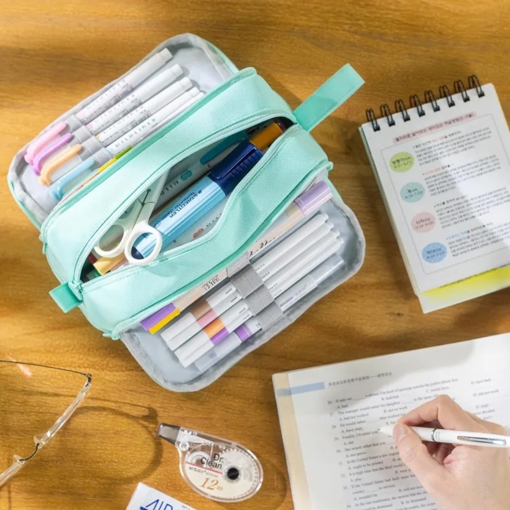 かわいい鉛筆ケース 美しいペンケース 大容量 ランドセル ギ - Aesthetic Large Pencil Case Pouch のレビューと価格