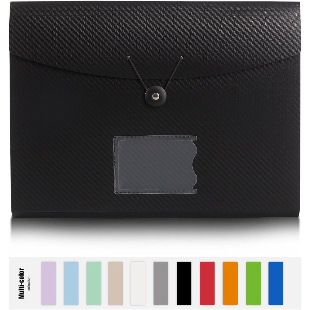 13ポケット拡張ファイルフォルダーオーガナイザー、ポリプロピ - Expandable Accordion File Folder 13 Pockets のレビューと価格