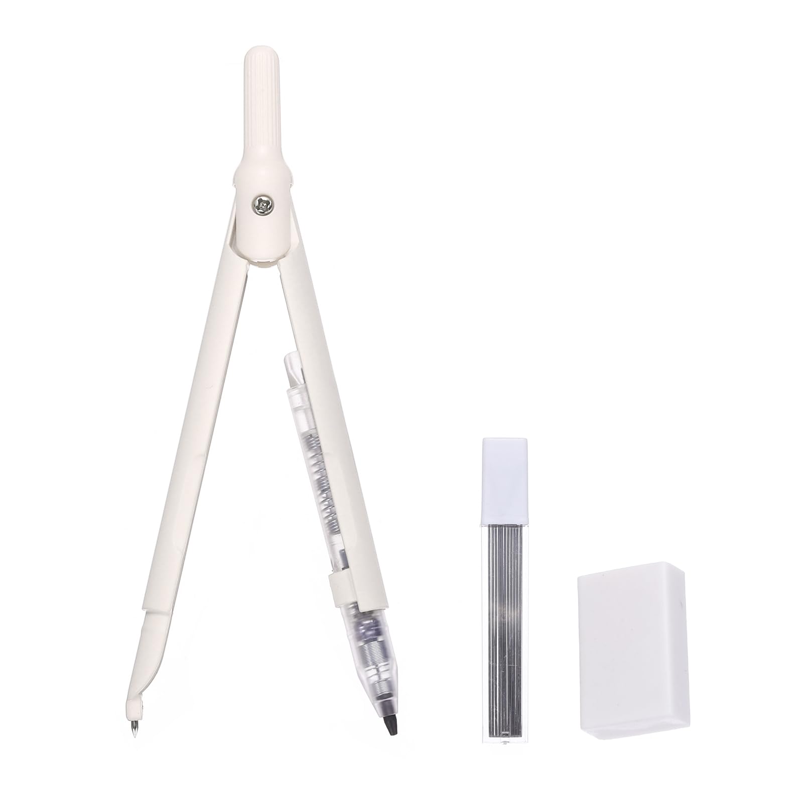 コンパスセット金属製プロフェッショナルリードリフィル消しゴム - Math Geometry Set With Compass のレビューと価格