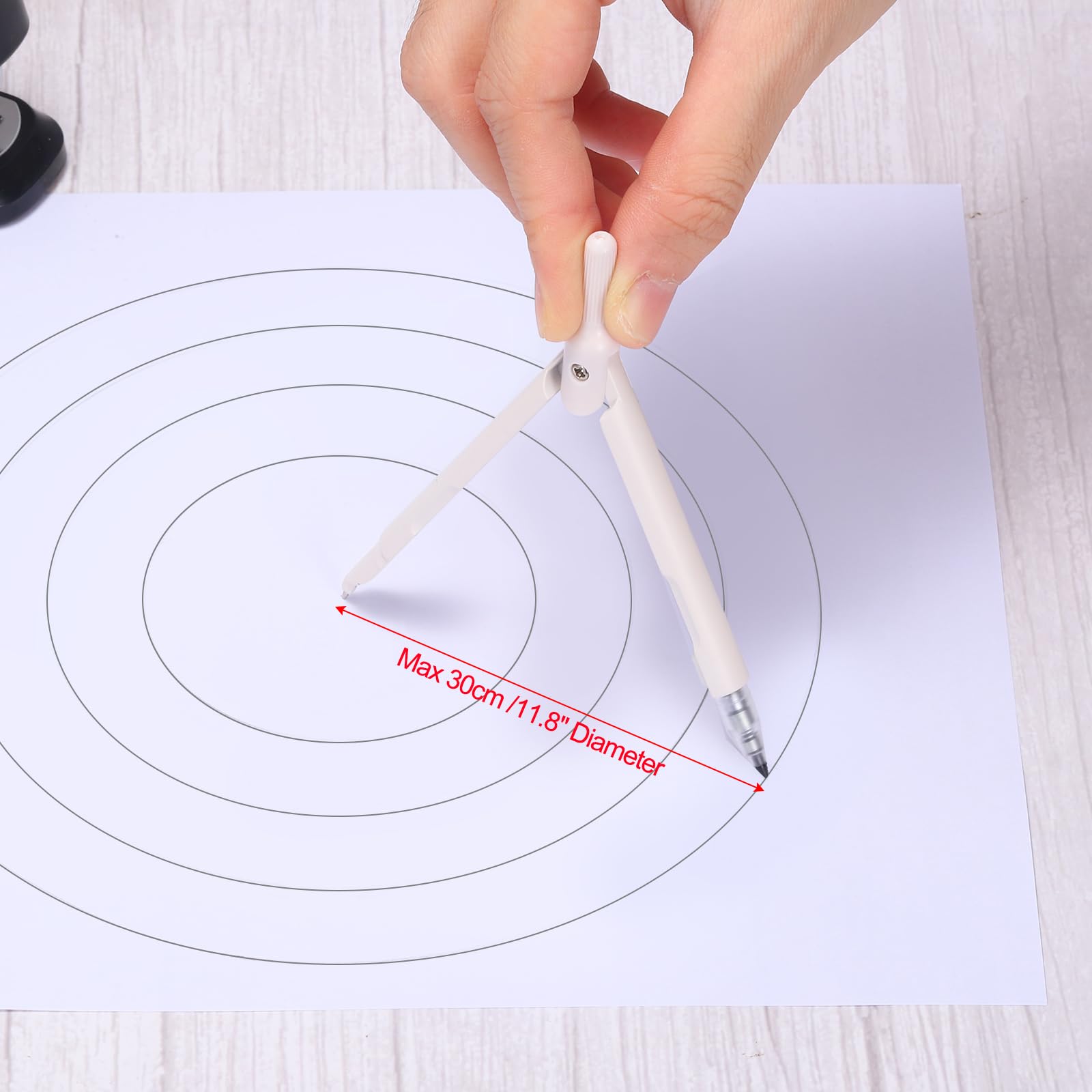 コンパスセット金属製プロフェッショナルリードリフィル消しゴム - Math Geometry Set With Compass のレビューと価格