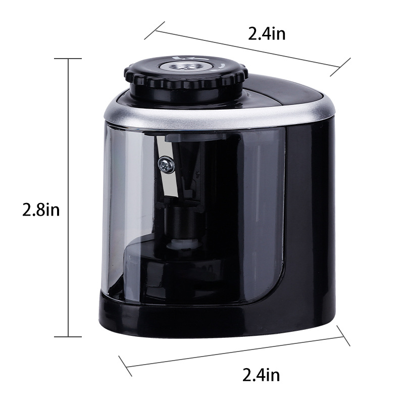 電動鉛筆削り機。自動で、電池式。らせん状の刃で、2号カラー鉛 - Electric Pencil Sharpener Usb のレビューと価格