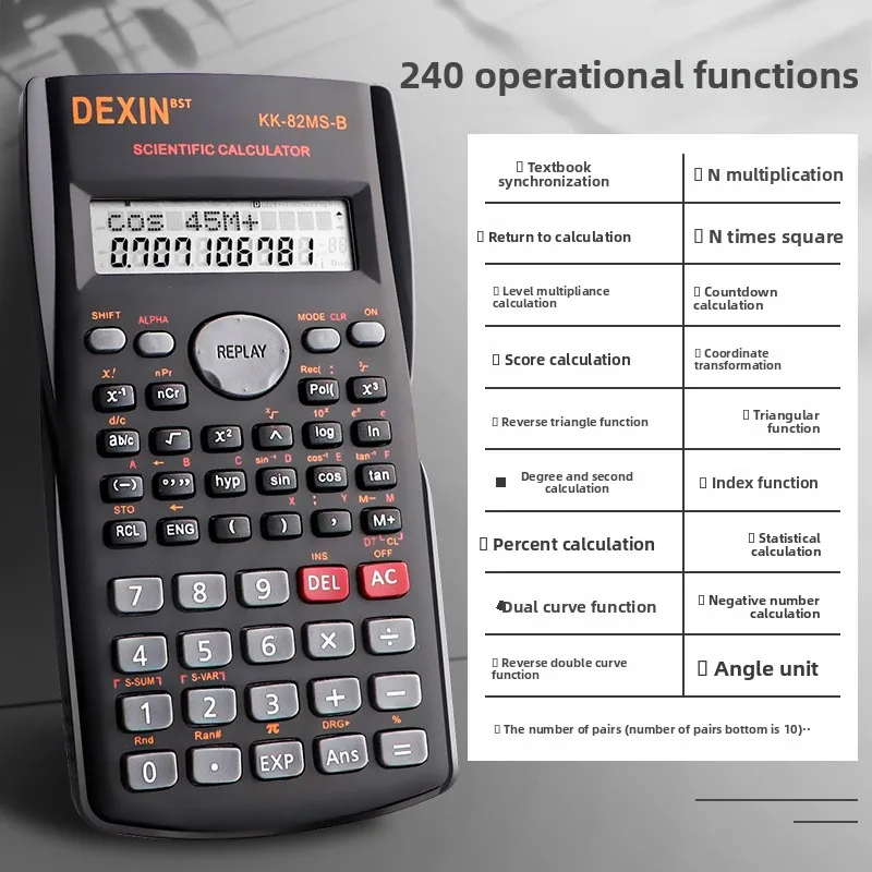 電卓、学生用、科学計算用、試験用、会計計算用、電子計算機、小 - Scientific Calculator For Secondary School のレビューと価格