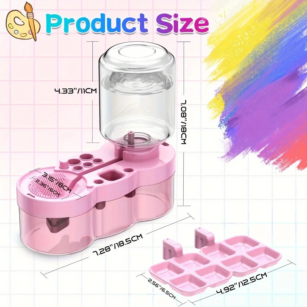 ペイントブラシウォッシャー 多機能ポータブルアーティストクリ - Writing Tools のレビューと価格
