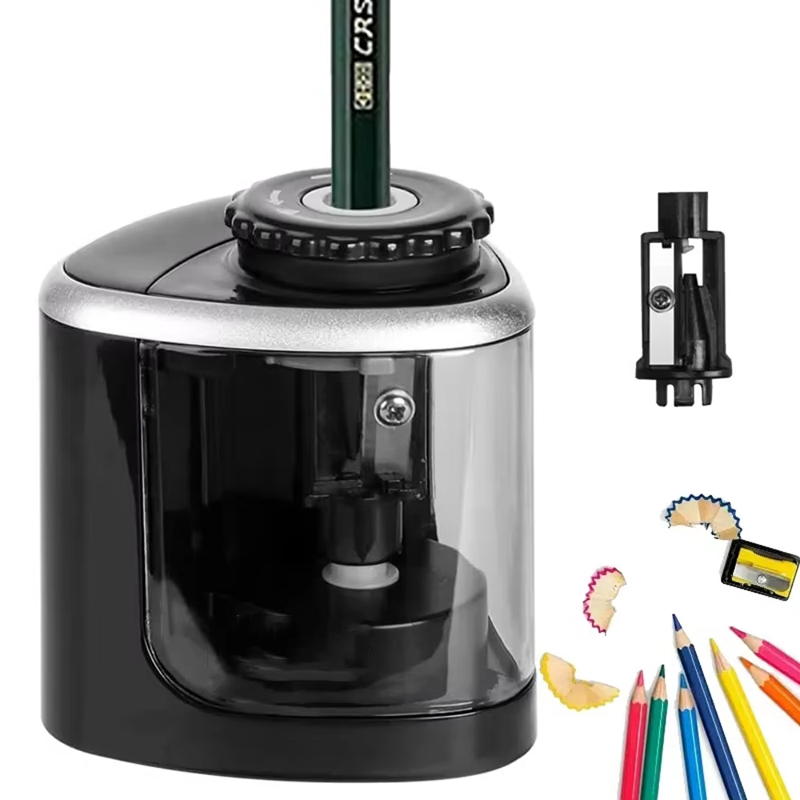 自動鉛筆削り器 デスクトップ電動鉛筆削り器 6mm-8mm  - Electric Pencil Sharpener Usb のレビューと価格