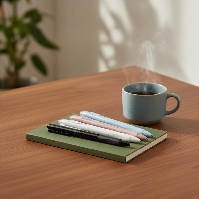 パステルカラーのリトラクタブルゲルペン、速乾性インク、人間工 - Stationery のレビューと価格
