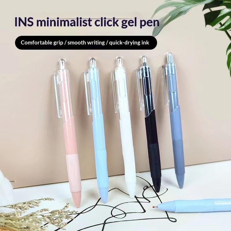 パステルカラーのリトラクタブルゲルペン、速乾性インク、人間工 - Stationery のレビューと価格