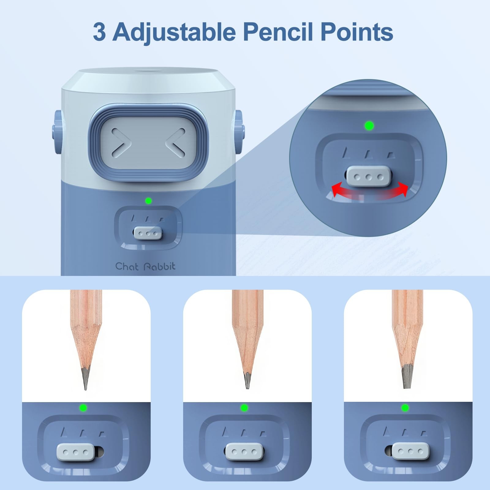 全自動電動鉛筆削り 2000mAh充電式 3秒高速削り 6. - Electric Pencil Sharpener Usb のレビューと価格