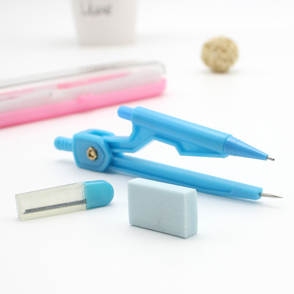 3個入り自動鉛筆コンパスセット ABS精密製図コンパス、ネジ - Math Geometry Set With Compass のレビューと価格