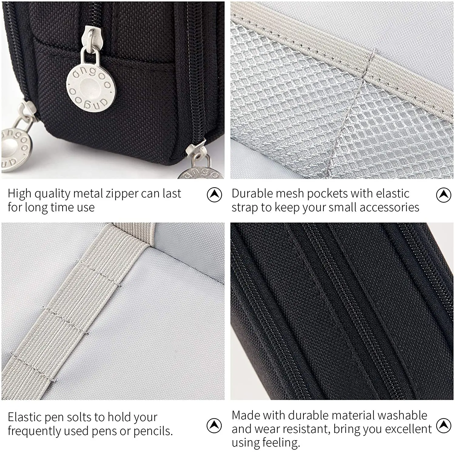鉛筆ケース大容量鉛筆ポーチ美的ペンバッグオフィス文具オーガナ - Aesthetic Large Pencil Case Pouch のレビューと価格